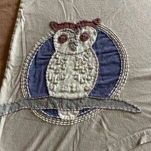 Synergy Clothing 100% Organic Cotton Grey Owl Bird Of Prey Skirt Small Summer
